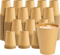 8 oz 500 pack Coffee Cups, Disposable Paper Cups, Sturdy Kraft Leak-Proof by PACKINNO