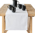 Over&Back 18x108 Woven Chambray Cotton Table Runner by overback