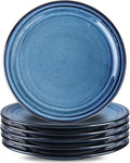 HASENSE 10 Inch Dinner Plates Set of 6, Ceramic Large Porcelain Pasta and Salad by Hasense