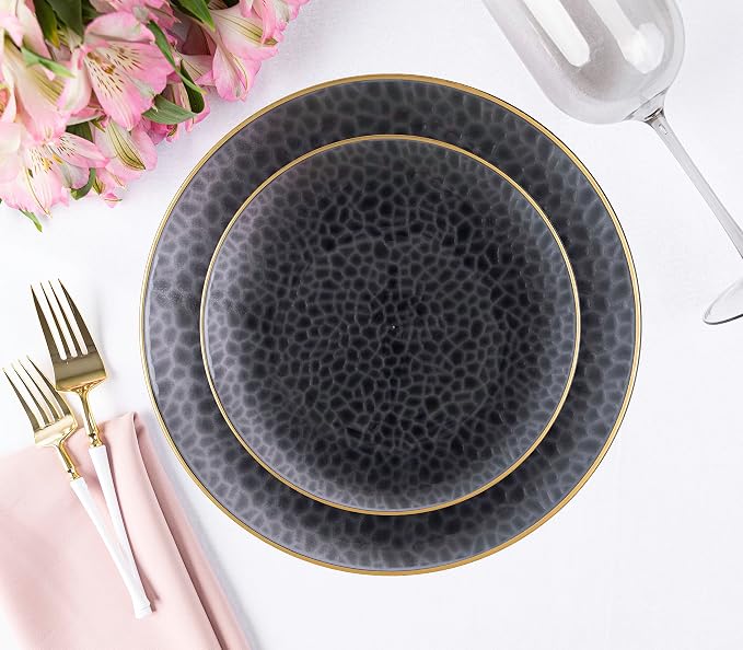 PLASTICPRO 32 Piece Combo Plates Set includes 16-7'' inch Plate & 16-10'' inch - Image 4