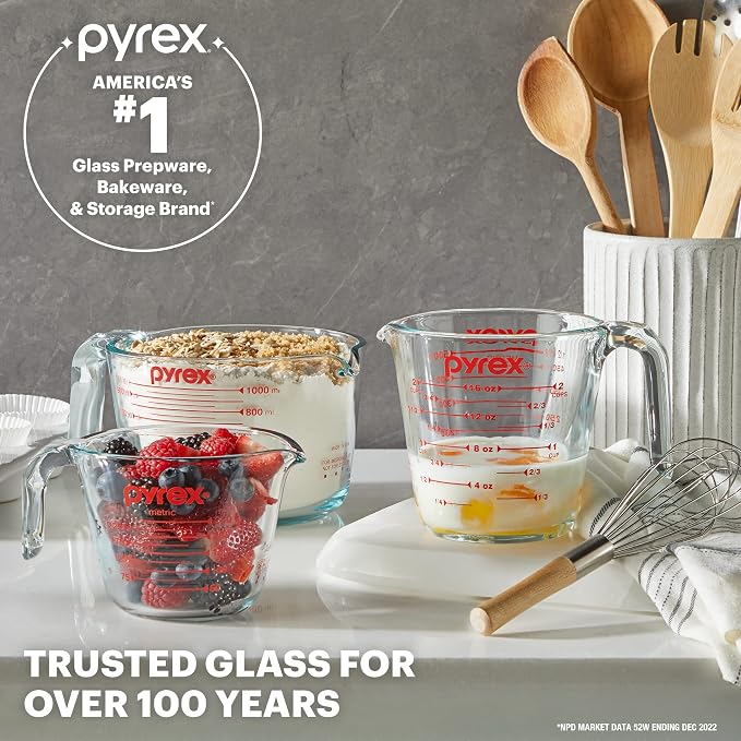 Pyrex 4-Cup Glass Measuring Cup - Image 5