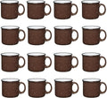 Set of 16 Ceramic Campfire Mugs – 15 Oz, Camping – Customizable by GiftsbyDesign