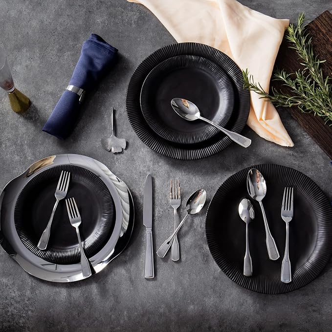 40 Piece Silverware Set for 8, 18/10 Stainless Steel | 18/10 Stainless Steel - Image 6