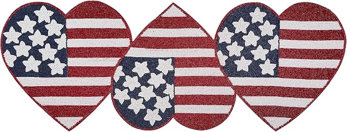 Independence Day 4th of July Patriotic Theme American Flag Table Runner - Image 7