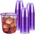 Ziliny 50 Pcs Disposable Stemless Glasses 12oz Crystal Plastic Wine Glasses by Ziliny