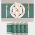 PIGCHCY Ginkgo Placemats Set of 4, Non-Slip Placemats Easy to Wipe Clean by PIGCHCY