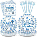 96Pcs BBQ Baby Shower Decorations by Grencian