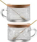 Gezzeny Vintage Glass Coffee Mugs by Gezzeny