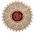 Set of 4 Small Mini Lace Table Doilies Round 12 inch, Victorian Style and by Simhomsen