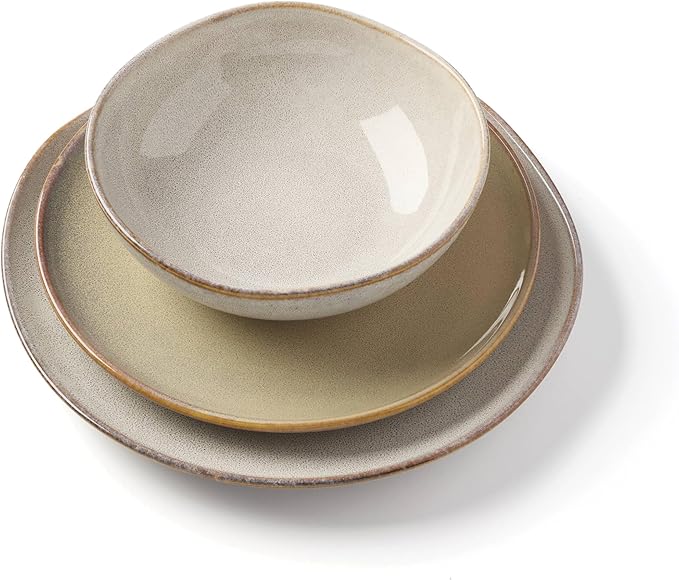 Oneida 897208 Organic Shades 12-Piece Dinnerware Set - Image 6