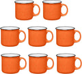 Set of 8 Ceramic Campfire Mugs – 15 Oz, Camping – Customizable by GiftsbyDesign