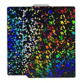 Rainbow Confetti PEF+Galaxy PEY Smooth Build Plate for Bambu Lab X1 X1C X1E P1P P1S P2S A1, Double Sided Textured Spring Steel Sheet Flexible Plate for Bambu Lab 3D Printer 257x257mm