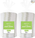 Amazon Basics Paper Plates | 8.62 Inch | Disposable | 600 Count