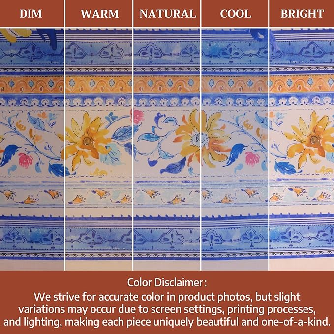 Maison d' Hermine Table Cloth Square Table 100% Cotton 54 x 54 Inches Tablecloth Reusable Decorative for Dining Room Farmhouse Home Valentines Day Decorations Spring Summer - Girassol
