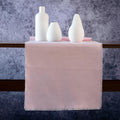 Pink Linen Table Runner with Fringe- 14x90 inches Long, 100% Pure Linen Runner by LinksloveHome