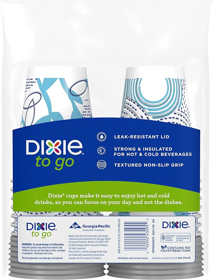 Dixie To Go Paper Coffee Cups - Image 2