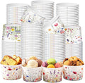CHENGU 120 Pcs Spring Wildflowers Snack Cups 9 oz Disposable Spring Wildflowers by CHENGU