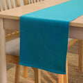 Encasa XO Table Runner, Cotton Canvas Dining Runner 13"x72" | Azul Blue by EncasaXO