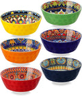 vancasso Boho Cereal Bowls Set of 6, 26 oz Ceramic Soup Bowls by vancasso