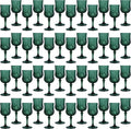 48Pack Plastic Wine Glasses, 7oz Vintage Goblets by LEYIQU