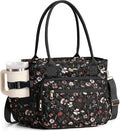 Lunch Box for Women Insulated Lunch Bag Quilted Soft Cooler Tote | 7 Pocket by Bagstellar