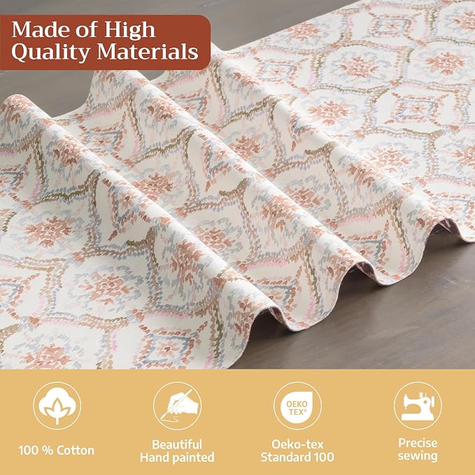 Maison d' Hermine Table Runner 100% Cotton 14.50" x 72" | Table Runners 72 - Image 3