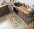 Keen Home Design 2x3 Rug - Machine Washable Entry Rug with Non-Slip Backing, Ideal for Enteryway, Kitchen, Bathroom, Laundry Room - Vintage, Easy Clean, Durable, Low Pile Rug - (2' x 3')