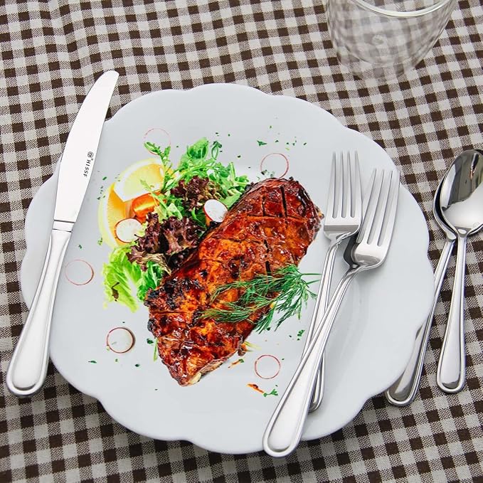 Dinner knife 4 Pieces Stainless Steel Butter Knife Set - Image 3