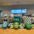 XYG® Turtle Coaster, Turtle Cup Holder with Funny Expression 3 PCs Cup Holder with Liftable Limbs, Expressive Face for Turtles Sea Tortoise Lover Gag Gifts Home Table Decor(3pc Blue Light Green Green)