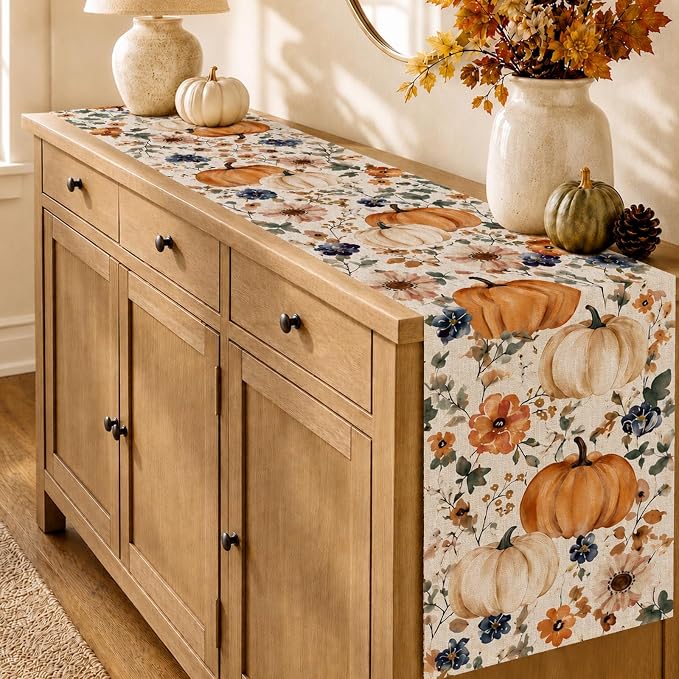 Fall Table Runner 13 x 72 in - Image 2