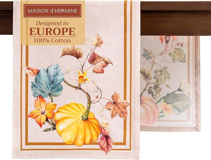 Maison d' Hermine Table Runner 100% Cotton 14.50" x 108" | Table Runners 108 by MaisondHermine