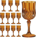 7OZ Plastic Wine Glasses, Reusable Vintage Goblets Unbreakable Drinking Glasses by Unknown