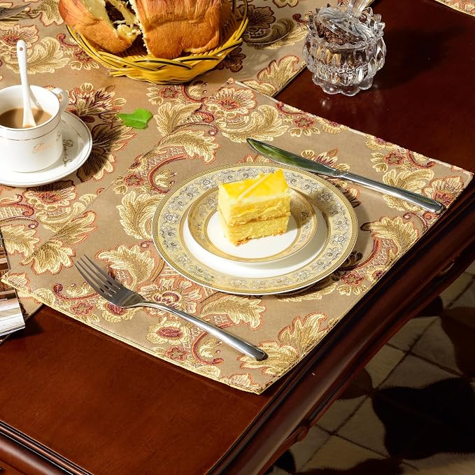 Extra Luxury Dinner Placemats Set of 4, - Image 4