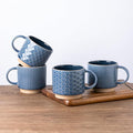 GBhome 15 OZ Stackable Coffee Mugs Set of 4, Ceramic Coffee Cups Set | 4 by GBhome