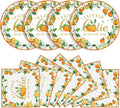 40 Pcs Little Cutie Baby Shower Plates and Napkins Party Supplies by KFJBPB