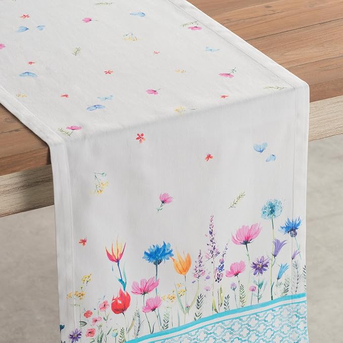 Maison d' Hermine Table Runner 100% Cotton 14.50" x 72" | Table Runners 72 - Image 9
