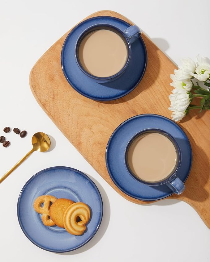 Pokini Stoneware Coffee Cups - Image 4