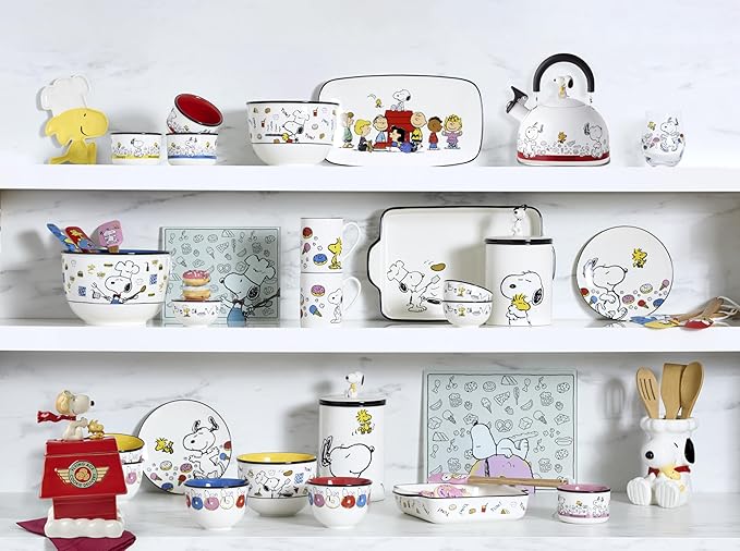 Lenox Chef Snoopy Enamelware Tea Kettle, 84.5oz | Dishwasher safe | Peanuts - Image 6