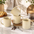 theterra Ceramic Coffee Mugs Set of 4, 14.2 oz Coffee Cups by TheTerra
