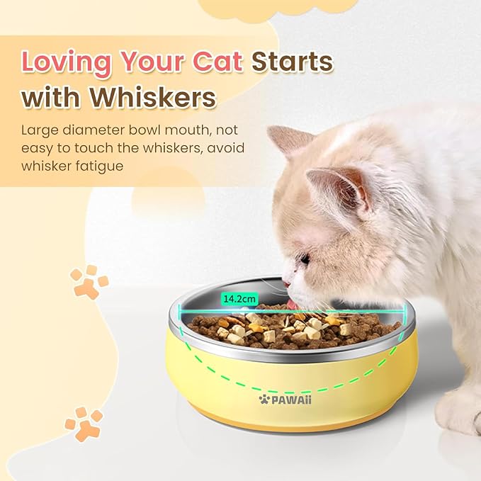 Pawaii Small Dog Bowl, 12 oz Stainless Steel Food and Water Bowl, 1 Pack | - Image 5