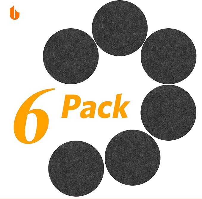 Urbanstrive 6 PCS Coasters, Eco-Friendly 100% Biodegradable Absorbent Felt - Image 2