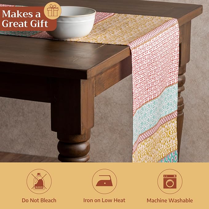 Maison d' Hermine Table Runner 100% Cotton 14.50" x 108" | Table Runners 108 - Image 5