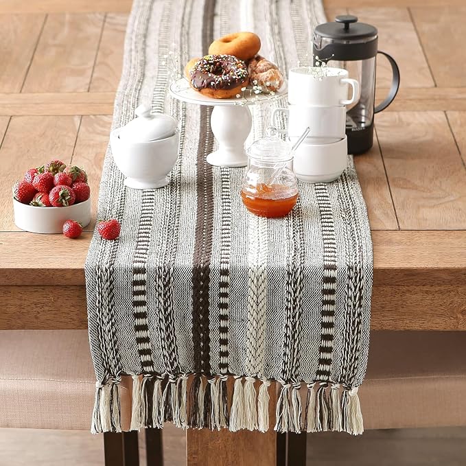 The Home Talk Jute Cotton Hand Woven Table Runner/Placemats - Image 4