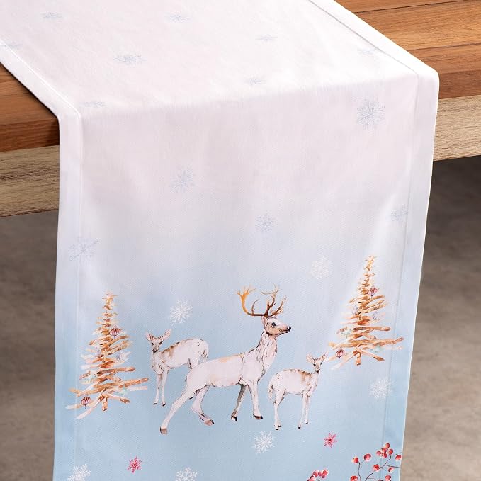 Maison d' Hermine Table Runner 100% Cotton 14.50" x 48" | Table Runners 48 - Image 9