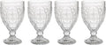 Fitz and Floyd Trestle Glassware Ornate Goblets by FitzandFloyd