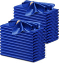 P Pothuiny 24 Pcs Royal Blue Satin Napkins 17 x 17 in, Satin Cloth Napkins | by P+Pothuiny
