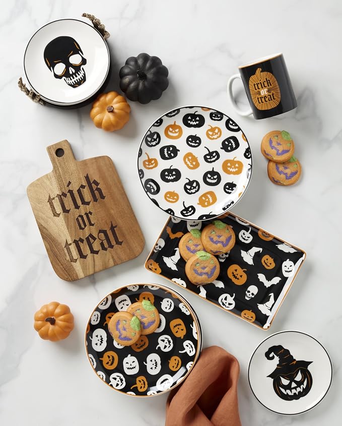 Oneida Serveware, Trick-or-Treat Cheese Board, Made of Acacia Wood, Cheese - Image 6