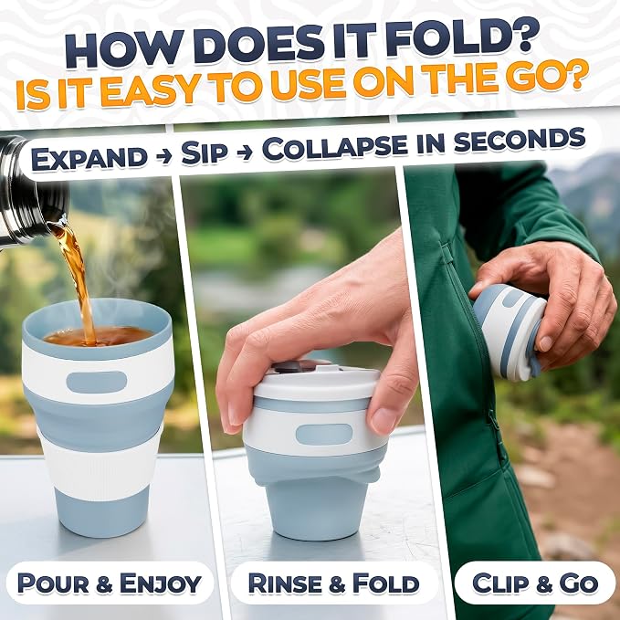 Tesorrio Collapsible Coffee Cup - Image 12