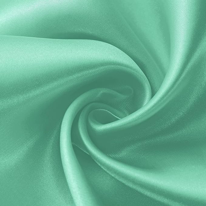 Horbaunal 2 Pack Aqua Satin Table Runner 12 x 108 Inch | Smooth Table Runners - Image 6