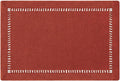 Grelucgo Handcrafted Solid Cinnamon Color Dining Table Placemats by Grelucgo